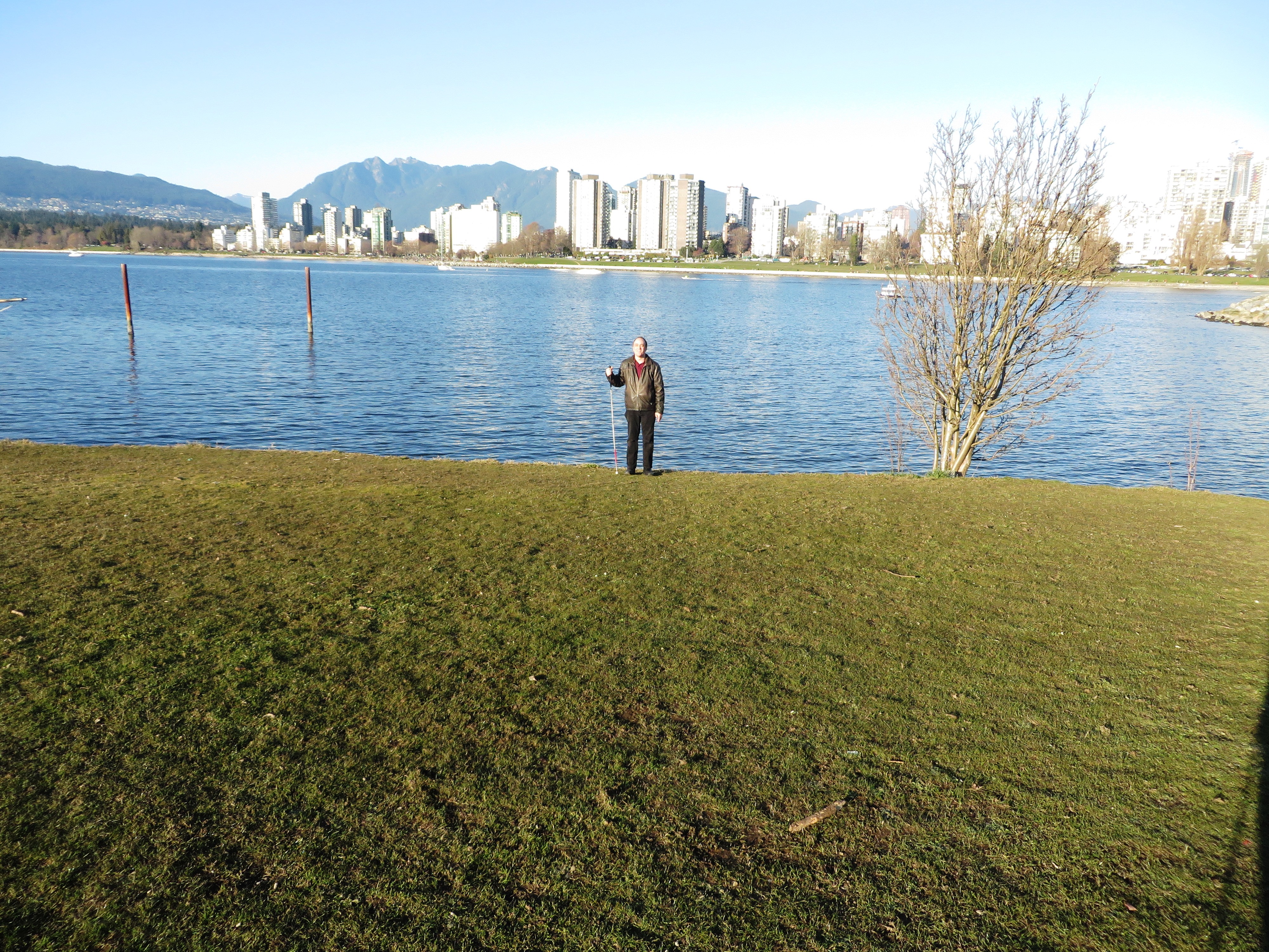 Shawn Kirkpatrick on the Vancouver waterfront